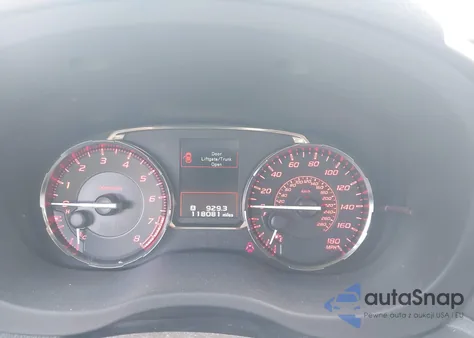 2016 Subaru Wrx Limited z USA, uszkodzony, nr VIN JF1VA1L60G9811026